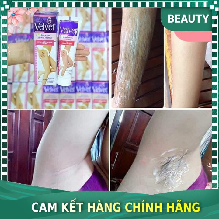 [Chính hãng 100%] Kem tẩy lông VELVET không đau rát, sử dụng tay, chân, nách, bụng