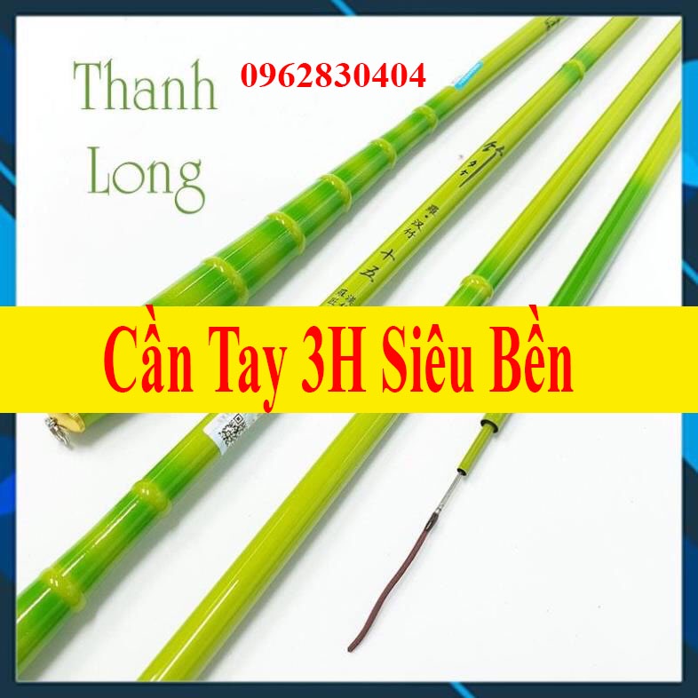 [Chất Lượng] Cần câu tay Thanh long 3H câu đơn cá rô, diếc, chép nhiều độ dài 2m7-3m6-3m9-4m5-5m4-6m3 CĐ-6