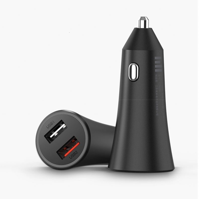 Sạc xe hơi ô tô Xiaomi Pro 2 ngõ Usb 37W | 18W Sạc Nhanh Mi Car Charger  - Chính hãng Digiworld