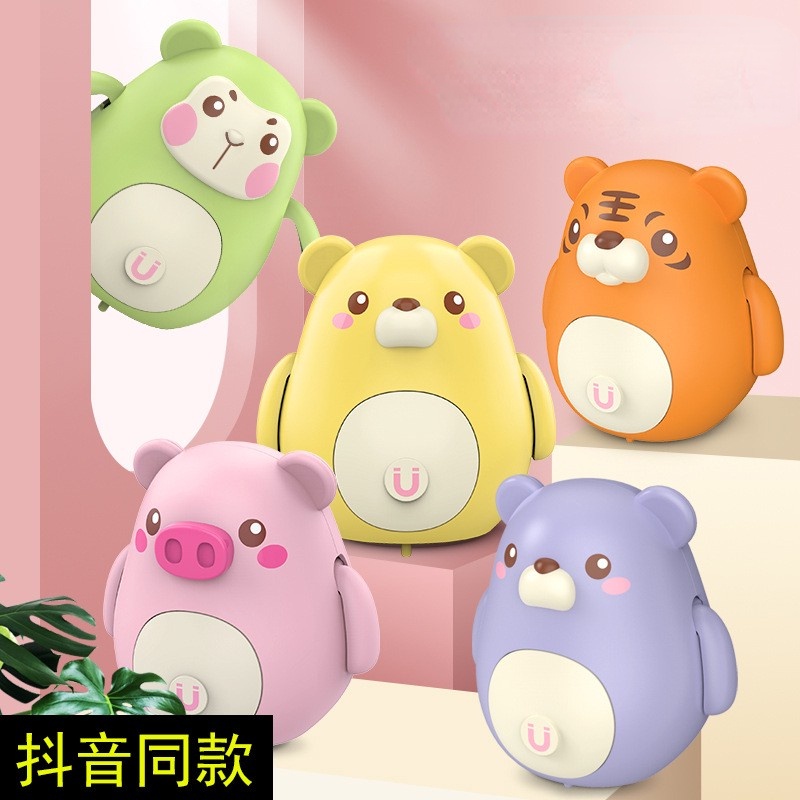 Đồ chơi động vật xoay điện tự động xoay Màu sắc tươi sáng an toàn cho trẻ em hộp màu  Autumn063