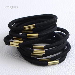 Set 10 Dây Buộc Tóc Co Giãn Màu Đen Dành Cho Nữ