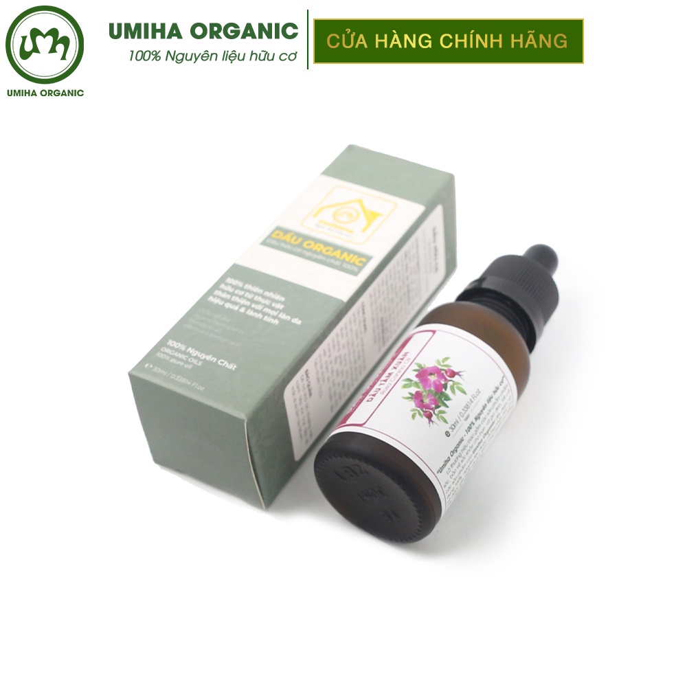 Dầu Tầm Xuân hữu cơ UMIHA nguyên chất | Rosehip Seed Oil 100% Organic 10ml