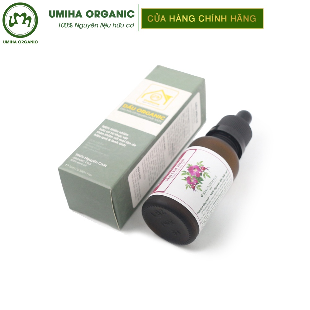 Dầu Tầm Xuân Hữu Cơ Umiha Nguyên Chất | Rosehip Seed Oil 100% Organic 10ml