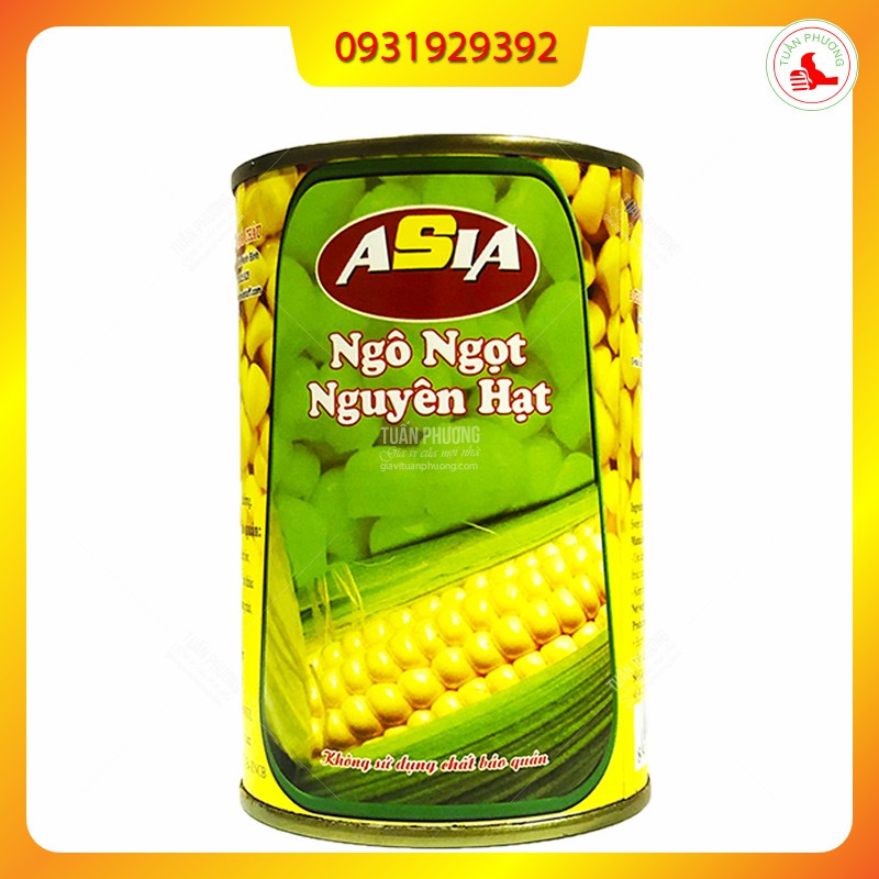 Ngô Hạt Asia 450gam ( Lon )