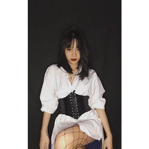 Thắt lưng nịt bụng bản to các màu  | Gothic grunge retro vintage belt corset style