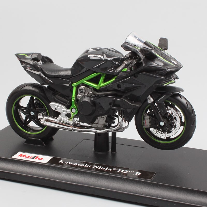 XE MÔ HÌNH - MOTO Kawasaki H2R - MAISTO tỷ lệ 1:18