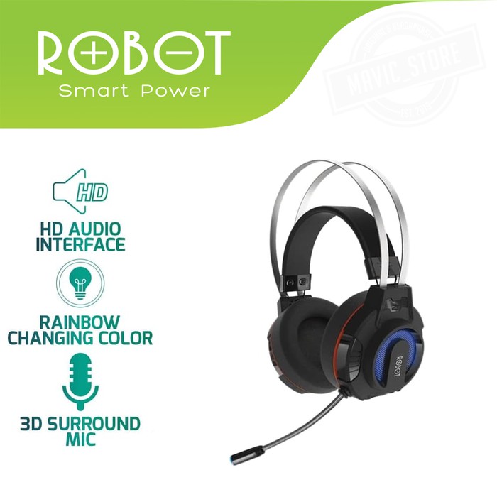 Tai Nghe Chơi Game Có Dây Màu Đen Cho Hp Robot Rh-G20 7 Màu Sắc | BigBuy360 - bigbuy360.vn