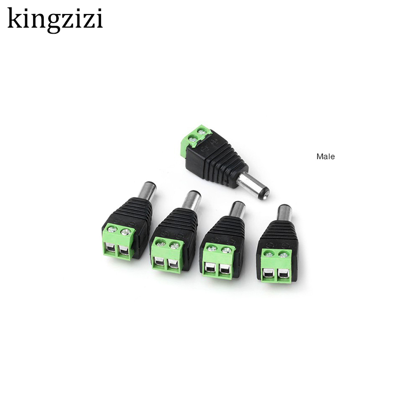 Cặp đầu cắm và lỗ cắm nguồn DC 2.1mm x 5.5mm chất lượng cao dành cho camera CCTV