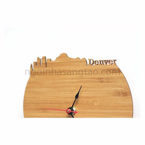 Đồng hồ gỗ Denver