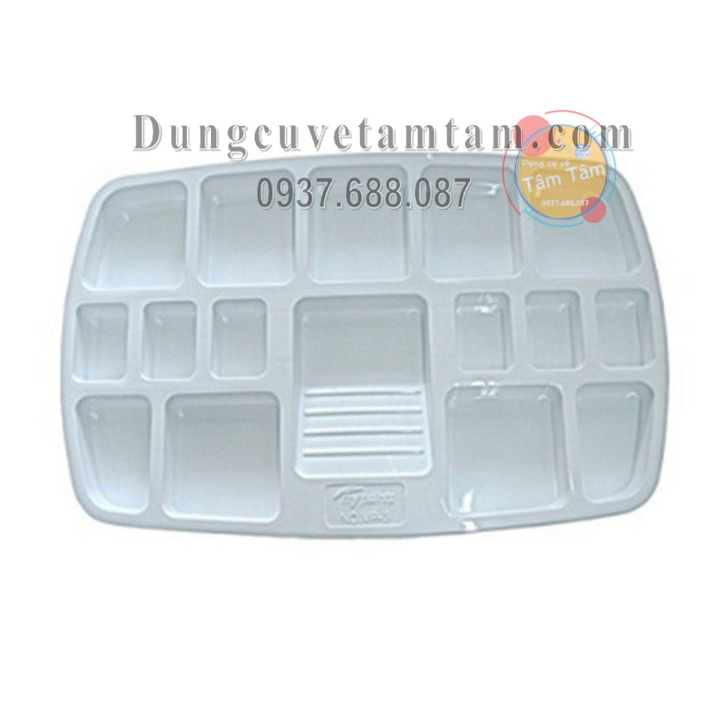 [ TÂM TÂM ]-Vĩ pha màu Mesa MP-03,MP-04, Khay Đựng Màu Vẽ Mesa MP-03,MP-04 (HÌNH CHỮ NHẬT)