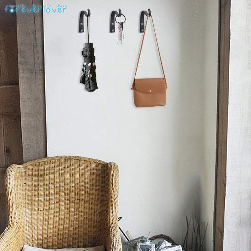 Set 10/20 móc treo đồ gắn tường bằng sắt trang trí nội thất | BigBuy360 - bigbuy360.vn