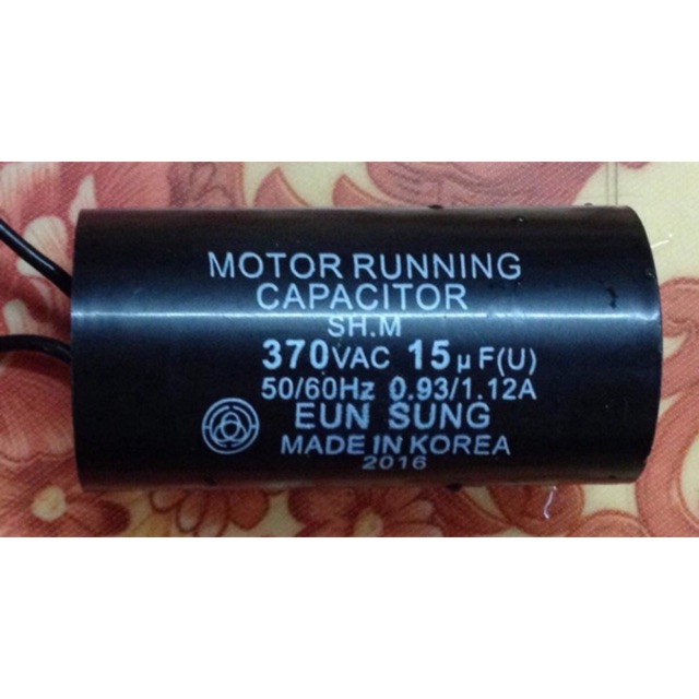 Tụ 15uf 370VAC - Tụ máy bơm - Tụ động cơ