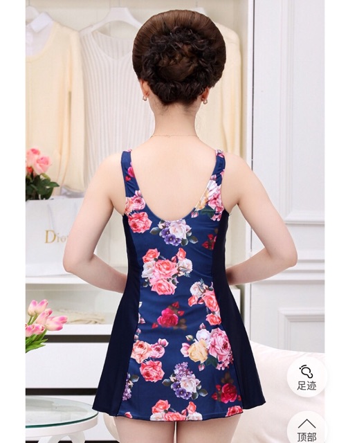 Đồ bơi nữ liền thân MB18 Size lớn (Size L - 4XL) | BigBuy360 - bigbuy360.vn