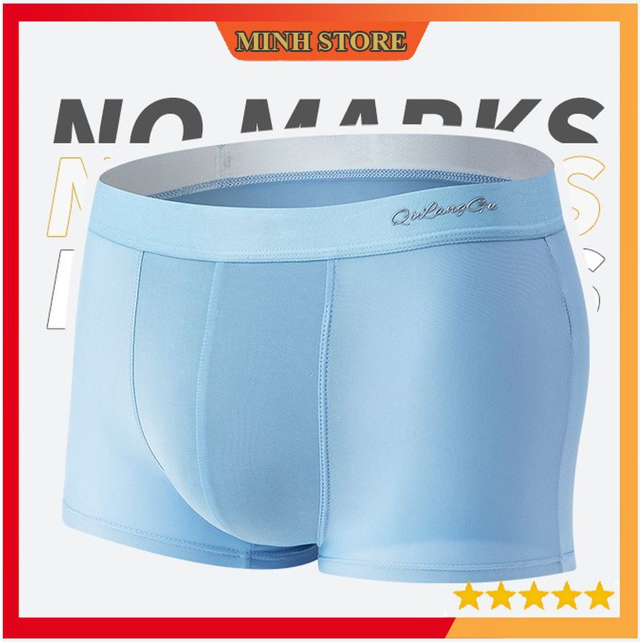 COMBO 3 Quần lót nam BOXER, quần sịp nam đúc lụa băng tự nhiên 100% thoáng khí,co giãn cao cấp SL02 - Minhstore66