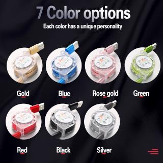 3 In 1 Retractable Micro USB Charge Cable Multi USB Charger Cable USB C Type-c Universal Cable