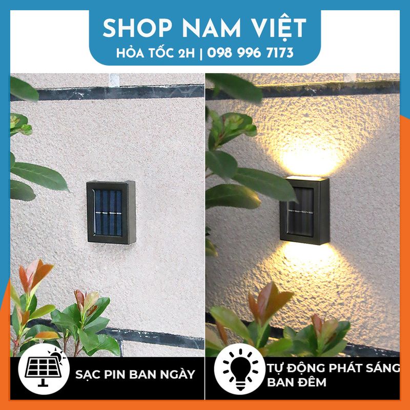 Đèn Led Hắt Tường Spotlight Năng Lượng Mặt Trời, Chịu Mọi Thời Tiết