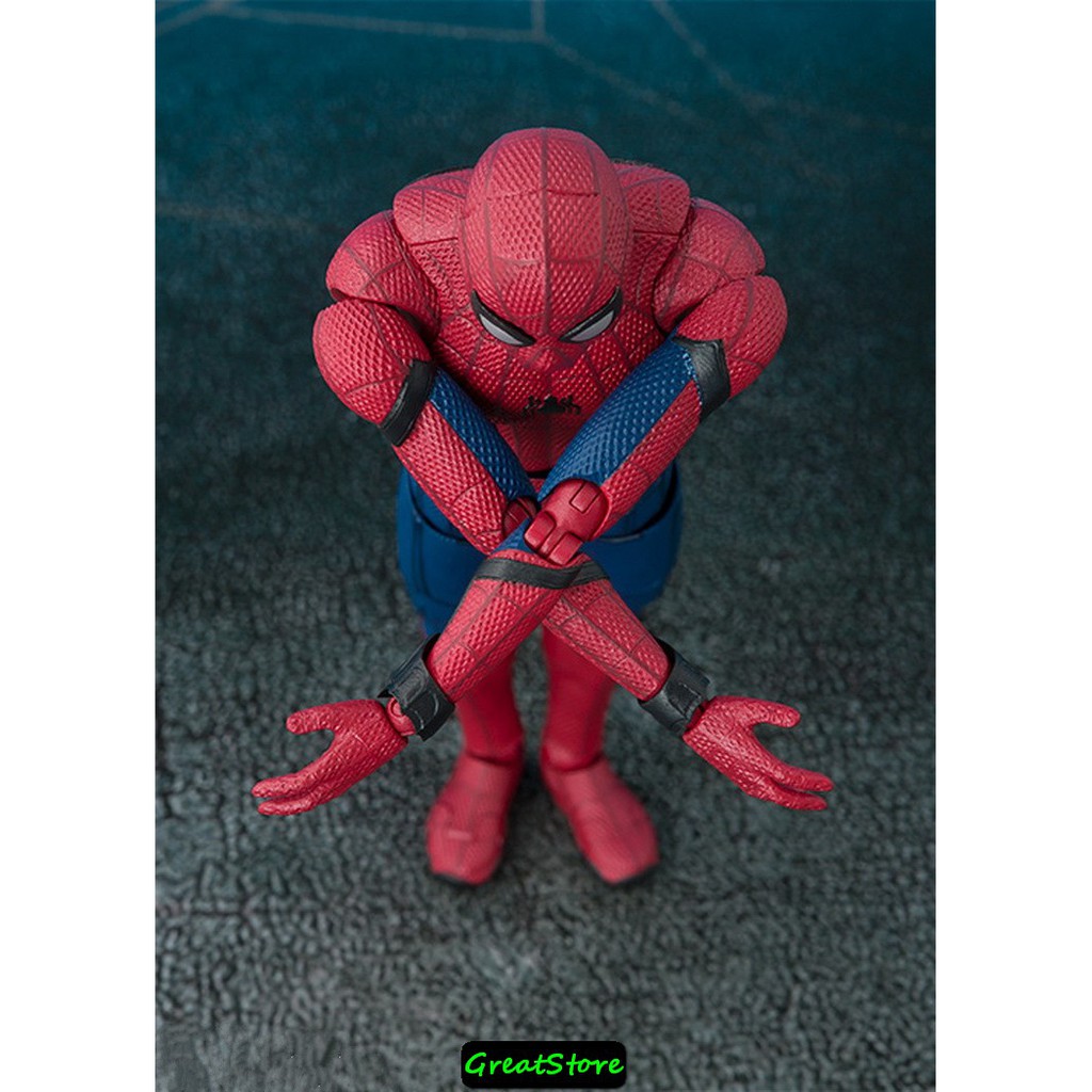 ( CHẤT, HÀNG CÓ SẴN ) MÔ HÌNH SPIDER MAN HOME COMING FIGMA AVENGERS CỬ ĐỘNG ĐƯỢC