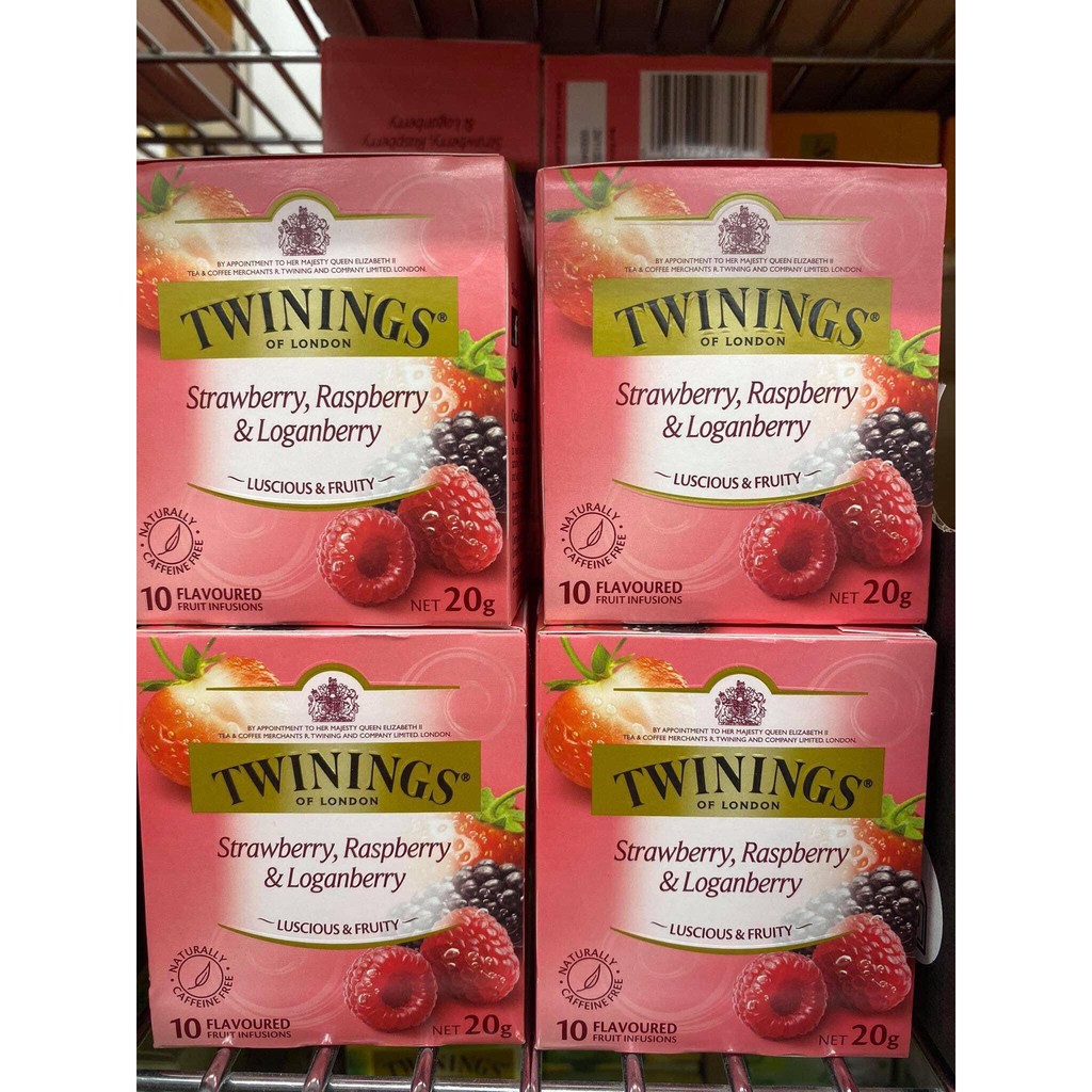 Trà Túi Lọc Twinings Of London - Úc ( Nhiều hương vị trái cây và thảo quả thơm ngon)