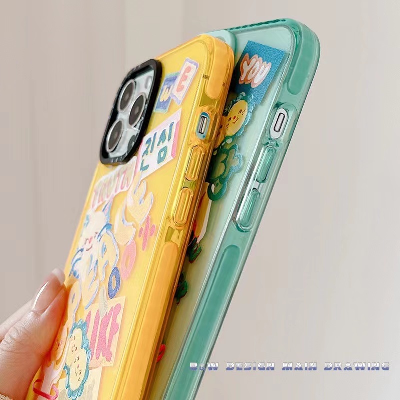 Ốp Điện Thoại Mềm Chống Sốc Họa Tiết Hoạt Hình Cho iPhone 13 12 11 Pro MAX IX XS MAX XR 7Plus 8Plus