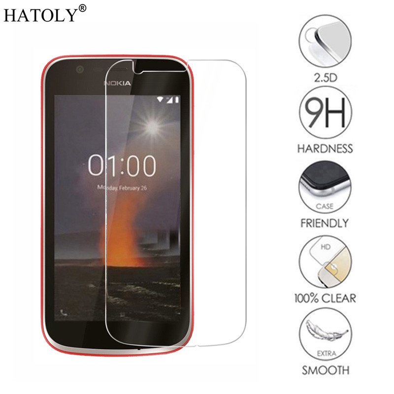 [Ảnh Thật] Kính CL NOKIA 1 Cường Lực mài cạnh 2.5D 9H-0.26mm