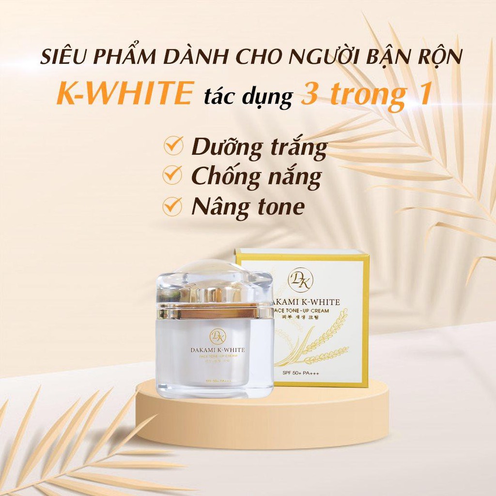 Kem Chống Lão Hóa Dakami K White Có Nguồn Gốc Từ Hàn Quốc -30Mg