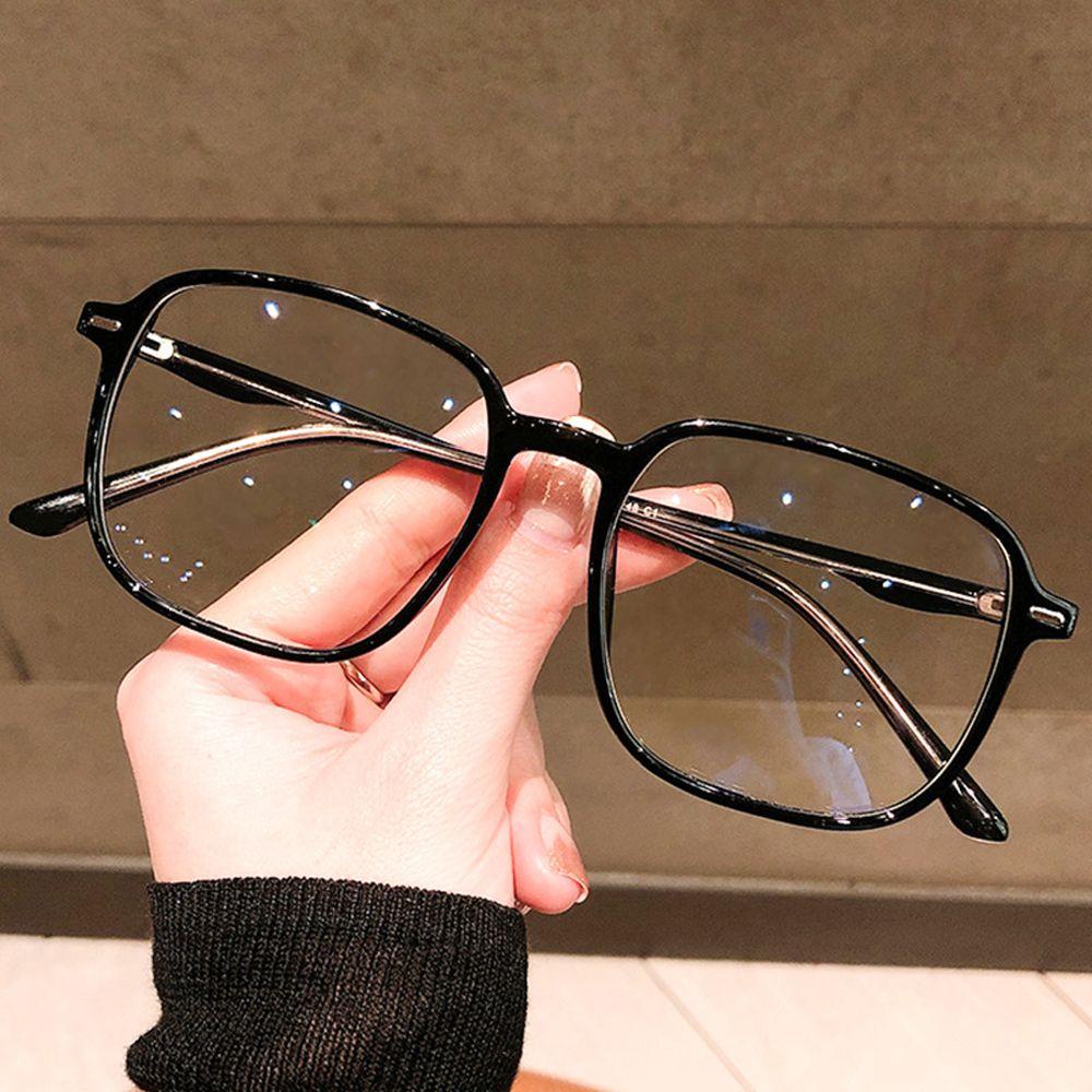 Qqmall Kính Mát Gọng Vuông Lớn Chống Ánh Sáng Xanh Thời Trang Vintage Nhiều Màu Sắc Cho Nam Nữ