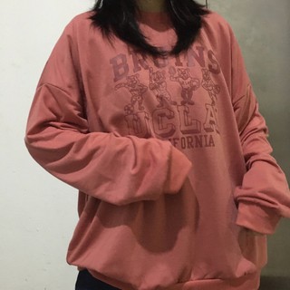 (Sẵn) Áo BRUINS sweatshirt-áo thun dài tay BRUINS dáng rộng Hàn Quốc