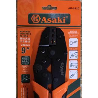 0.5 ~ 6.0mm2 Kìm bấm cosse tròn Asaki AK-9120