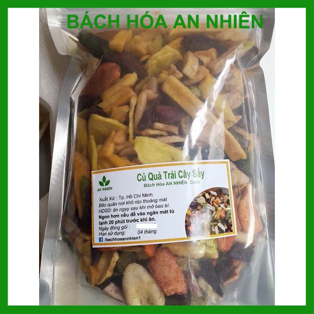 Trái cây sấy rau củ sấy An Nhiên 500gr hàng vụn