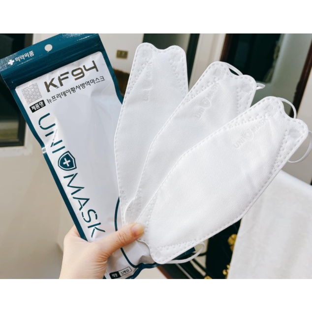 Khẩu trang KF94 túi 10 chiếc ( trắng, xanh dương, đen, xám, hồng, tím, họa tiết LV hot hit ) | BigBuy360 - bigbuy360.vn