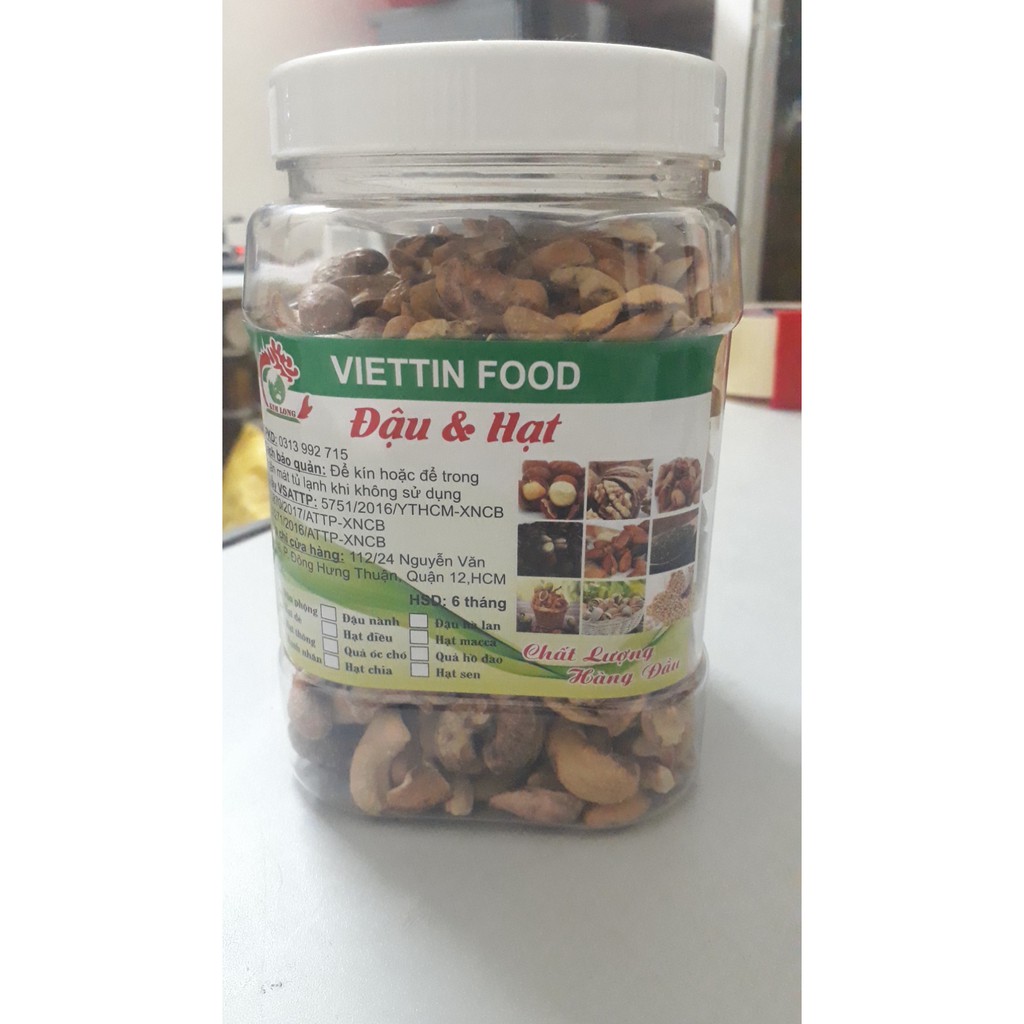 Hạt Điều Rang Muối Loại Vỡ Viettin Mart 1kg