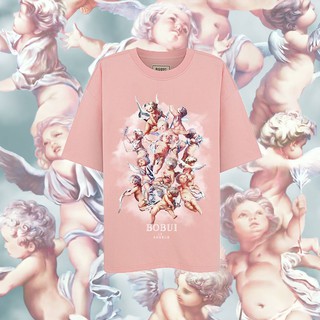 Áo thun tay lỡ BOBUI 12 Thiên Thần [ FREESHIP + BAO ĐỔI TRẢ ] 100% cotton, form UNISEX