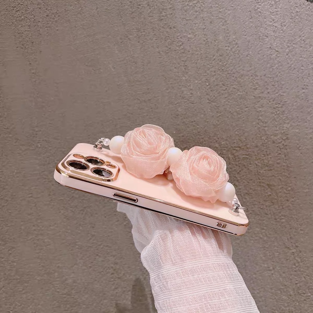 Ốp Điện Thoại tpu Mềm Hoa Hồng Cho iPhoneX XS XR XS max 7Plus 8Plus 11 pro max 12 13 proamx 12 13 pro max