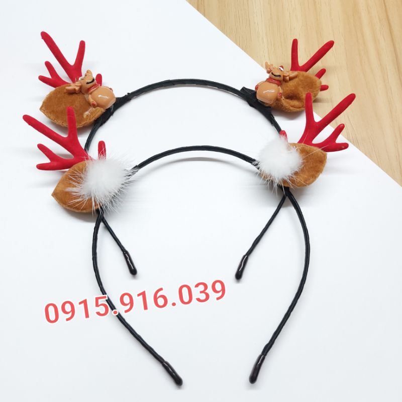 Cài Tóc Giáng Sinh, cài tóc noel băng đô sừng hươu