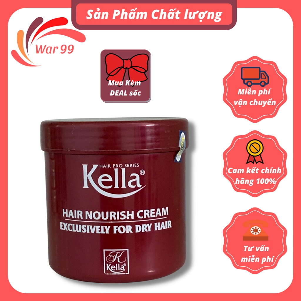 Ủ tóc Kella 500ml dưỡng tóc giúp tóc luôn mượt mà siêu khỏe