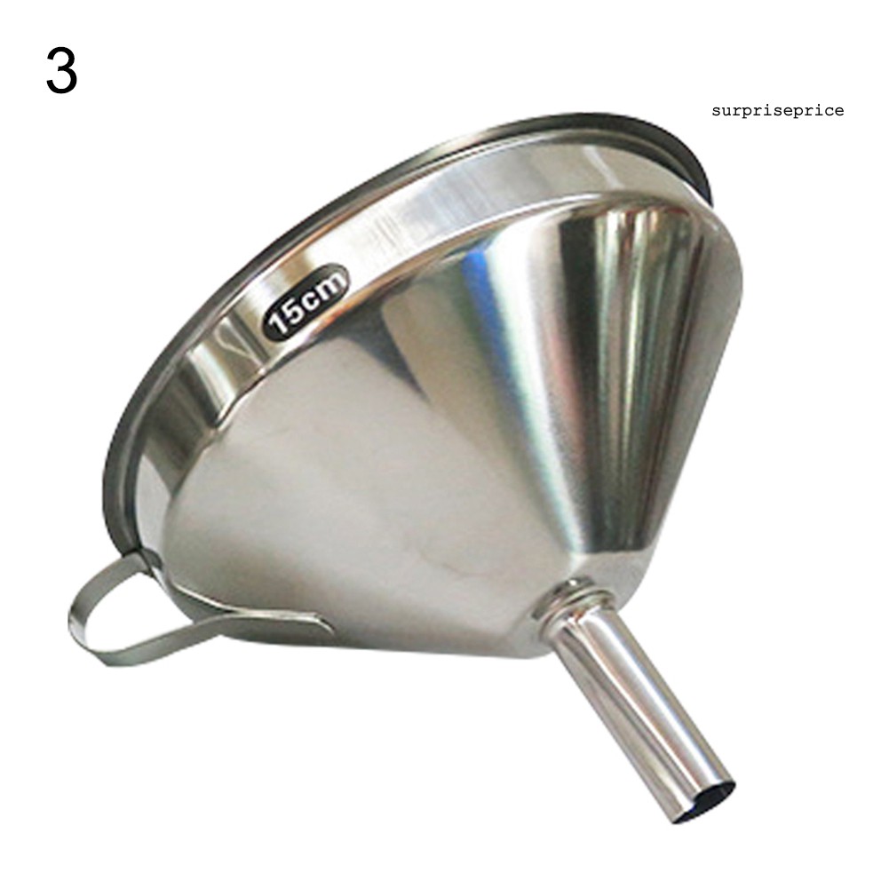 Phễu Inox Hình Nón 11 / 13 / 15cm