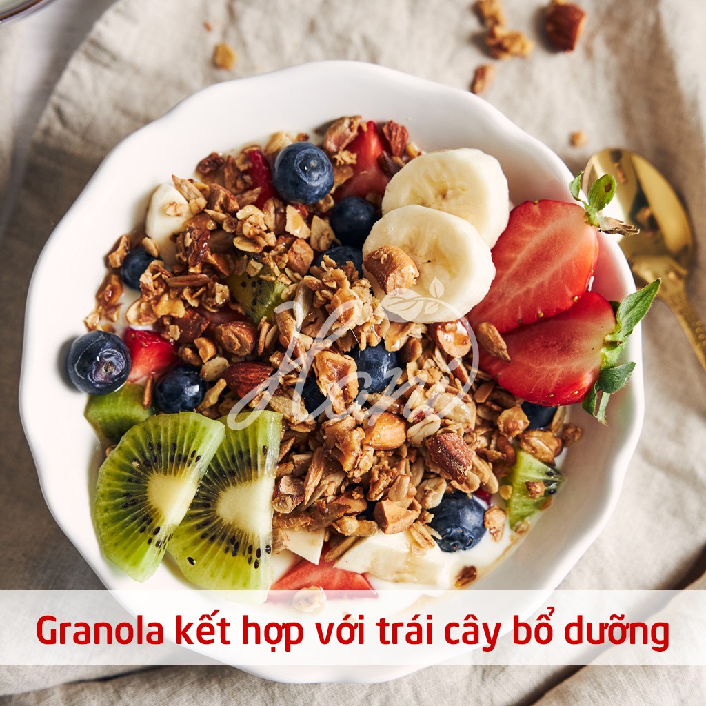 [Mã GROADO1 giảm 10K đơn 50K] Granola nhiều hạt dinh dưỡng cao cấp giảm cân, ăn kiêng, dinh dưỡng buổi sáng  HANI FOOD