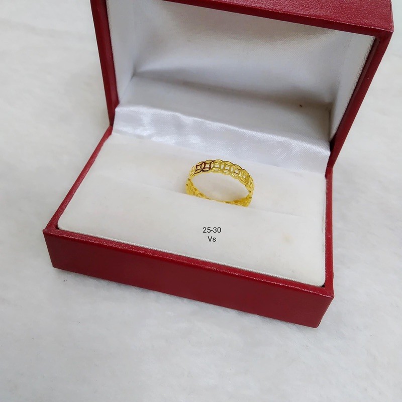 Nhẫn nữ vàng 10k, có giấy bảo hành