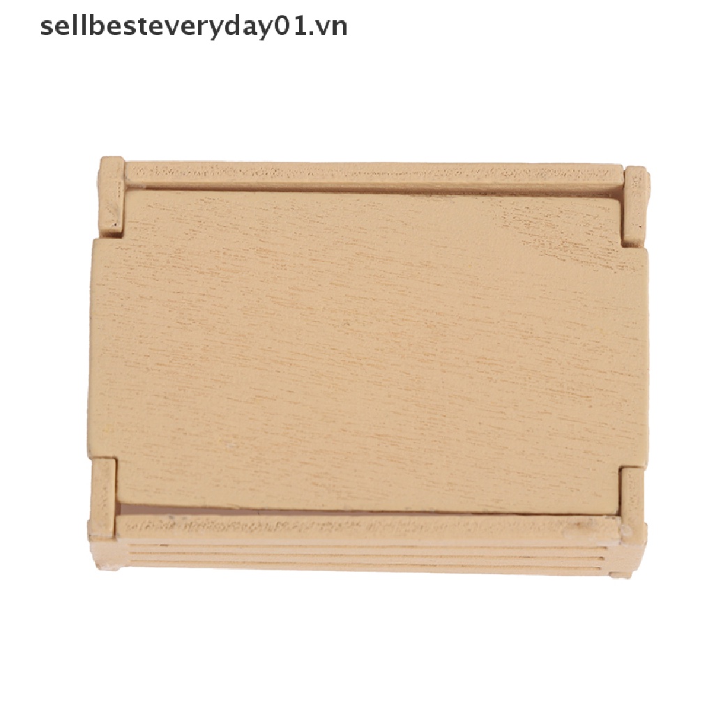Set 3 mô hình hộp đựng trái cây mini tỉ lệ 1:12 trang trí nhà búp bê xinh xắn