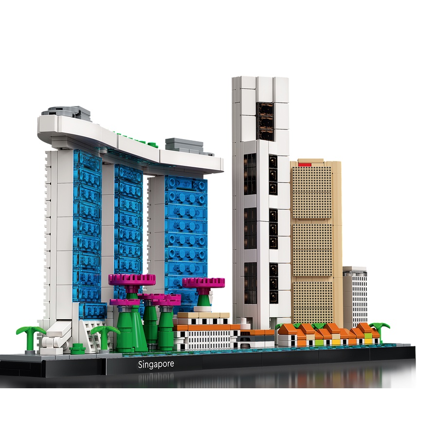Lego HaHa - Lego Architecture - Thành phố Singapore - 21057
