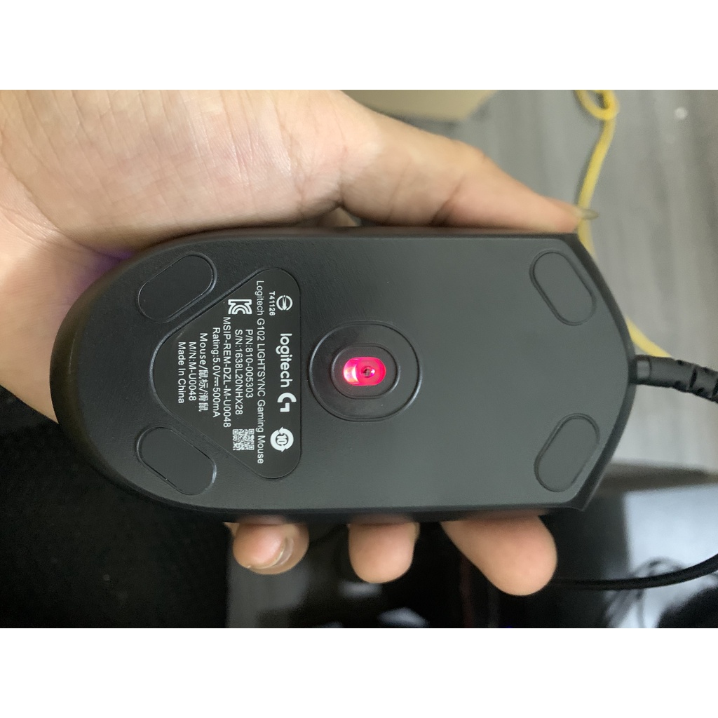 Chuột logitech g102 gaming loại tốt led RGB màu đen siêu đẹp - bảo hành 12 tháng
