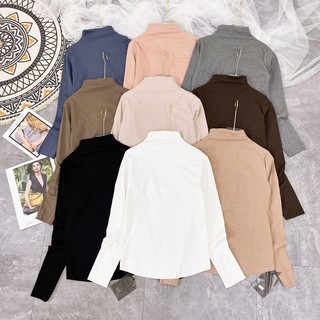*áo thun len cổ lọ 5cm *áo thun*áo len cổ lọ😍