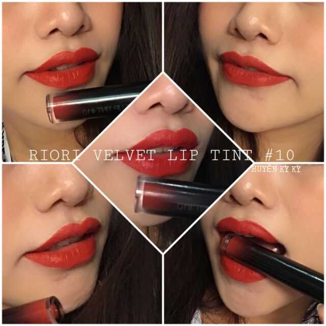 Son kem lì Riori Velet Lip Tint( Tặng 1 Son dưỡng+ 1 Tẩy TBC môi)