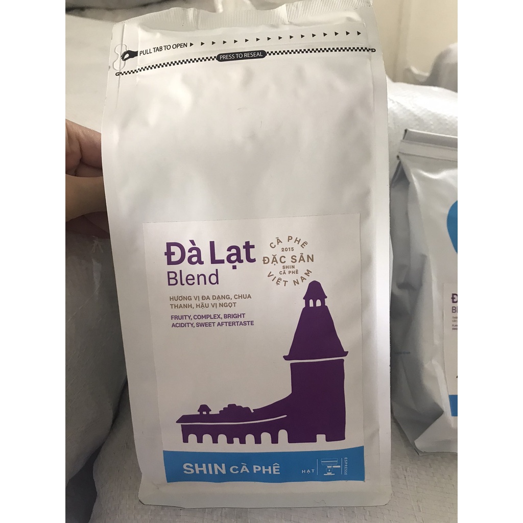 Cà phê Đà lạt Blend Espresso | Blend Phin - Thương hiệu Shin Cà Phê túi 250gr
