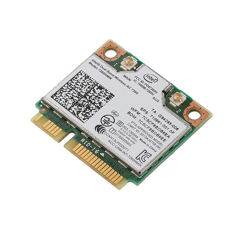 Card Pci-E Không Dây Băng Tần Kép 7260hmw Mini Pci-E Bt4.0 Intel Cho Hp Sps 710661-001