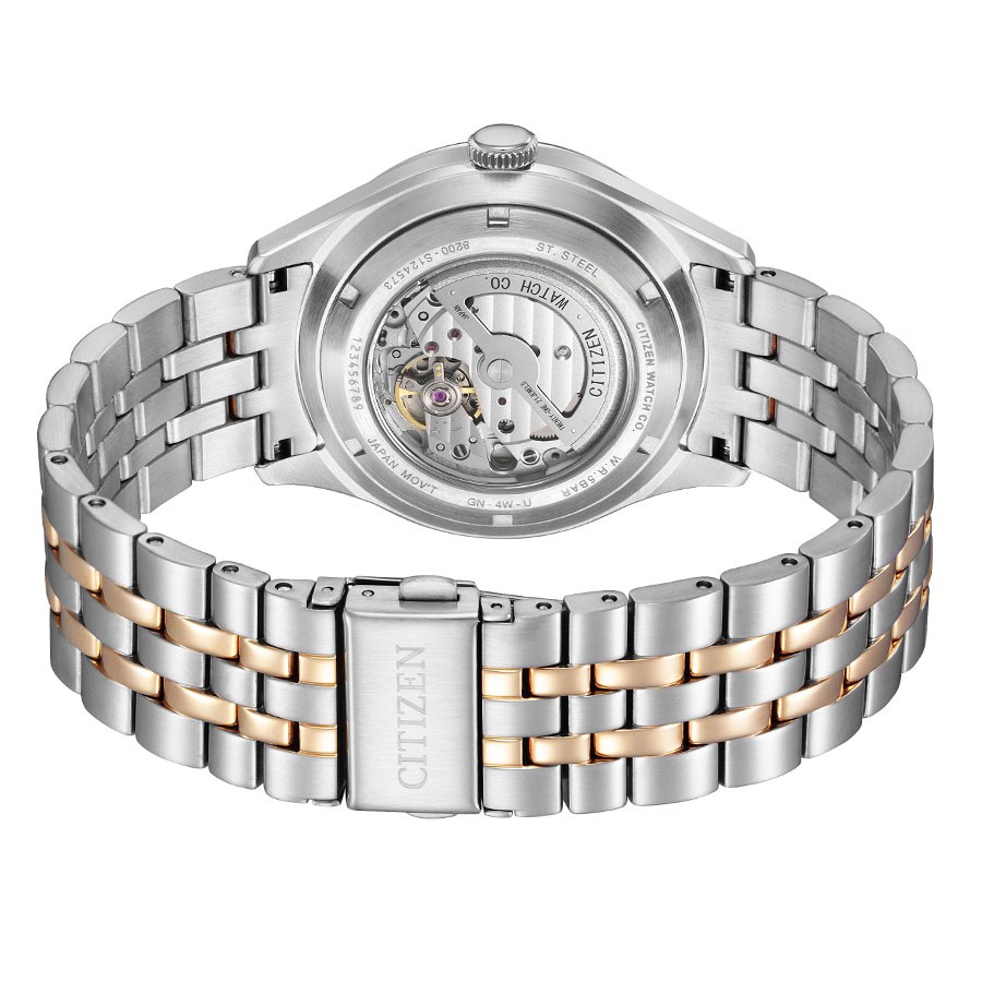 Đồng Hồ Citizen C7 Unisex Dây Thép Không Gỉ NH8394-70H - Mặt Đen