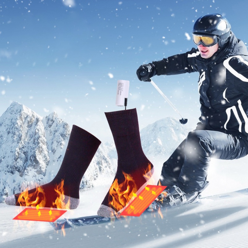 Vớ Cotton Giữ Ấm Mùa Đông Có Thể Điều Chỉnh 3 Mức Nhiệt Độ 3.7V Dành Cho Nam Nữ
