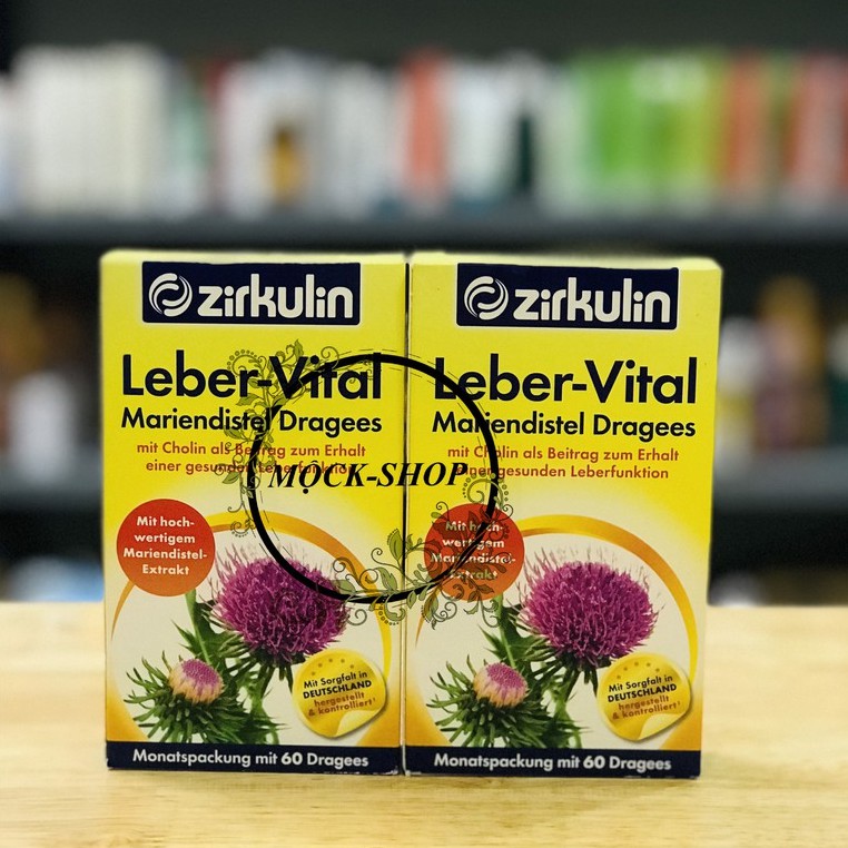 Viên uống Bổ Gan Zirkulin Leber Vital Mariendistel Dragees, 60 viên ĐỨC | BigBuy360 - bigbuy360.vn