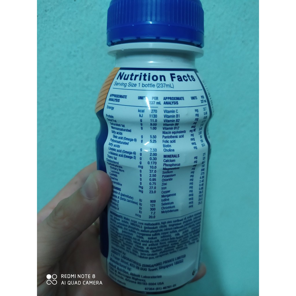 Bộ 6 chai sưa nước Ensure Gold 237ml