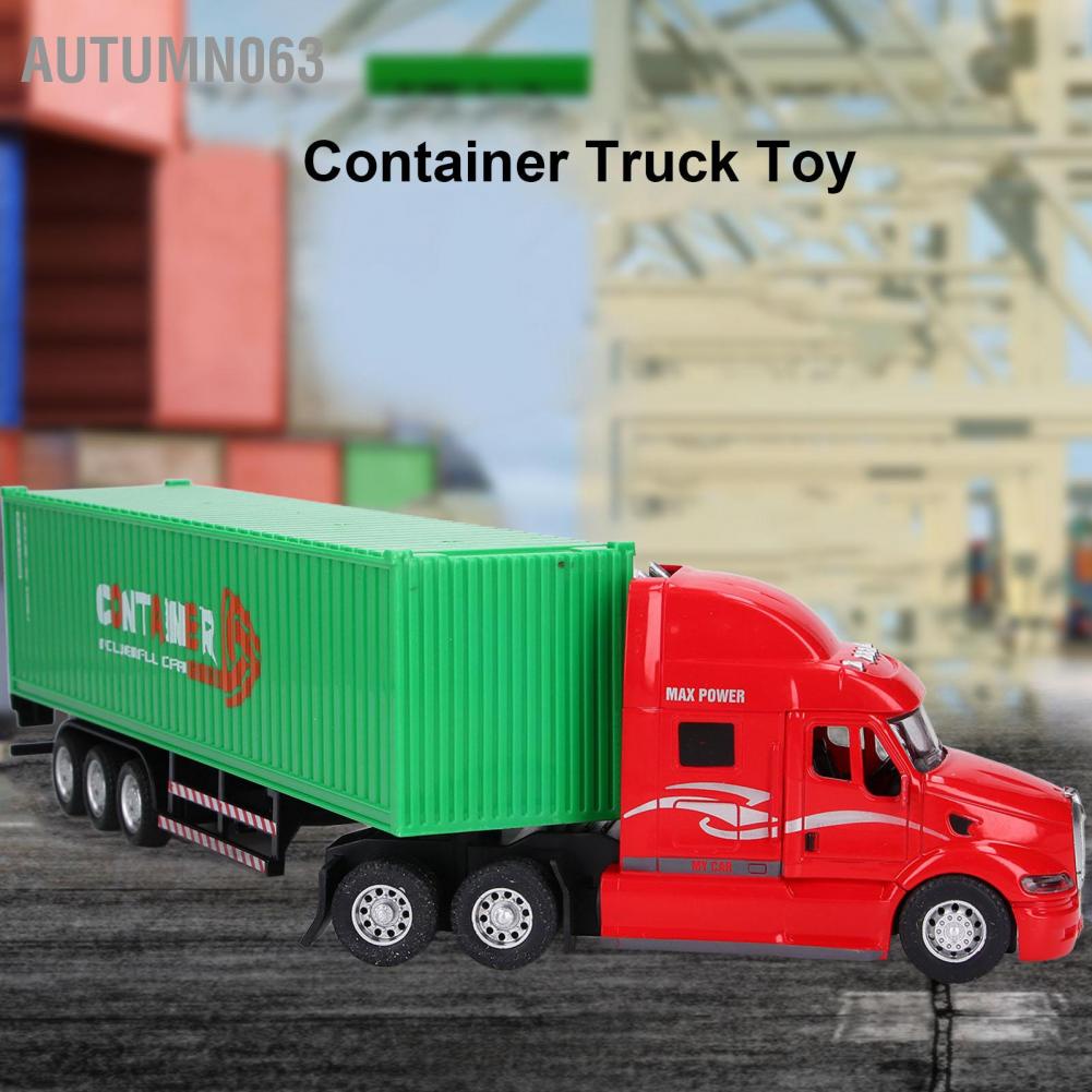 Xe Container Mô Hình 1:48 Đồ Chơi Trang Trí Đẹp Tinh Tế Sinh Động Cho Bé Trên 3 Tuổi Autumn063